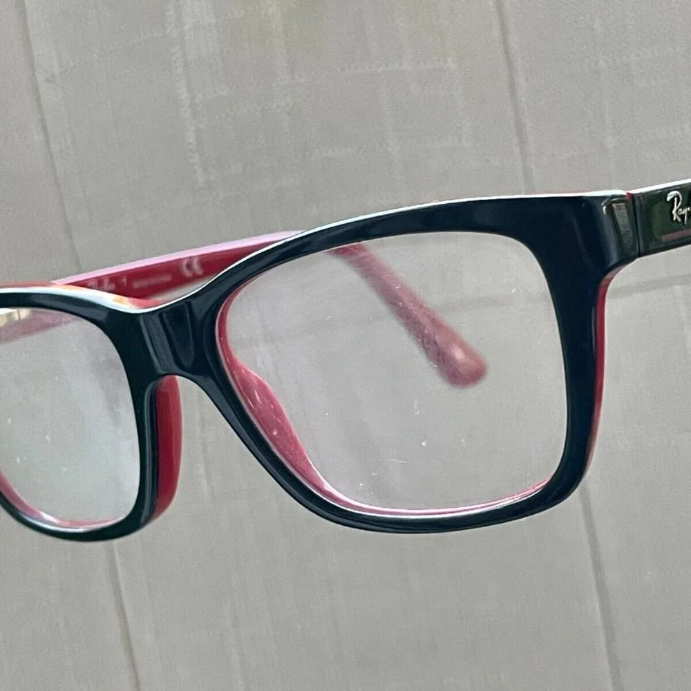 Ray-Ban Youth Glasses Frame Black/Red Tone Eyeglasses Frame 47[]16 130